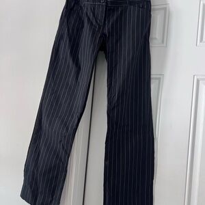 Dolce & Gabbana Navy Pinstripe Pants